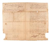 [PENNSYLVANIA]. Warrant for a list of men eligible for militia service in Philadelphia, PA. 23 April 1788.