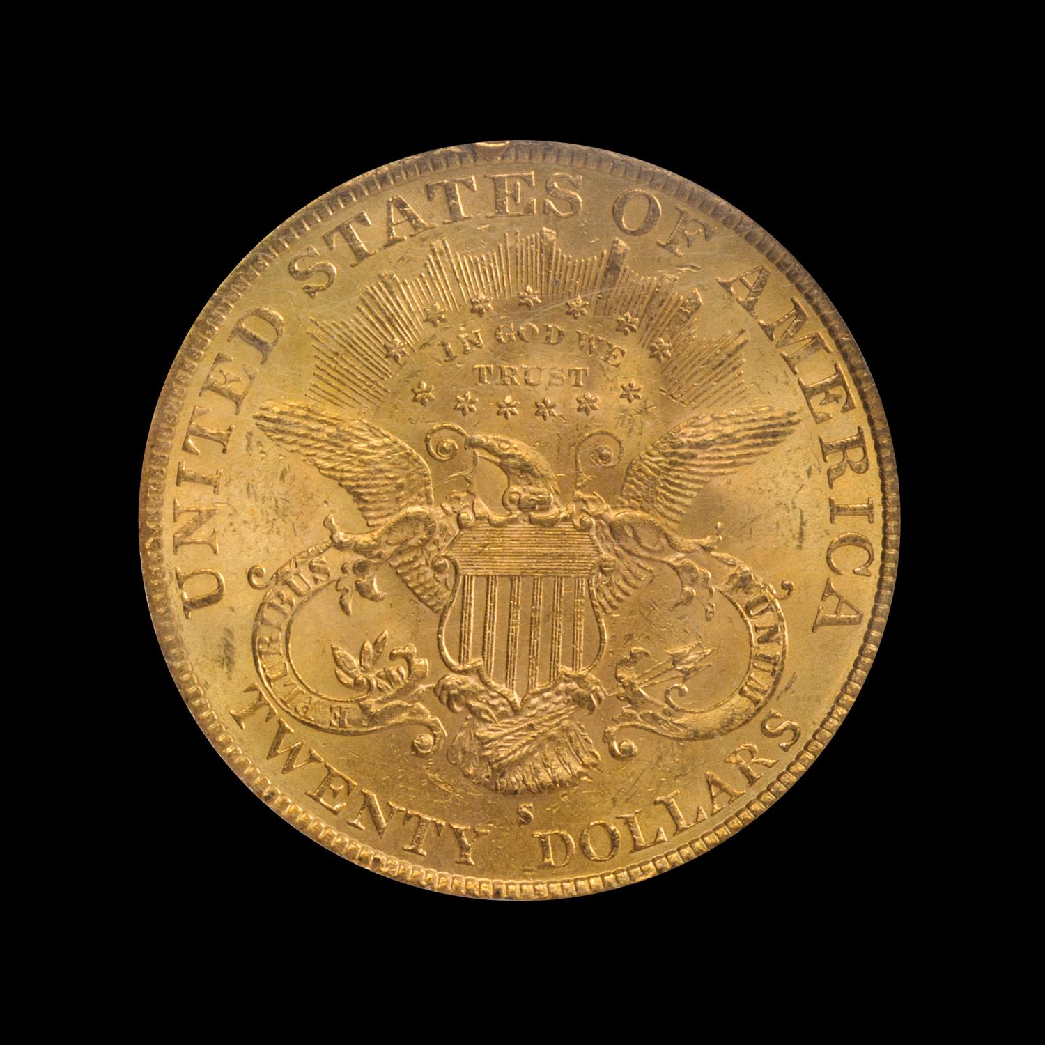 A United States 1894-S Liberty Head $20 Gold Coin