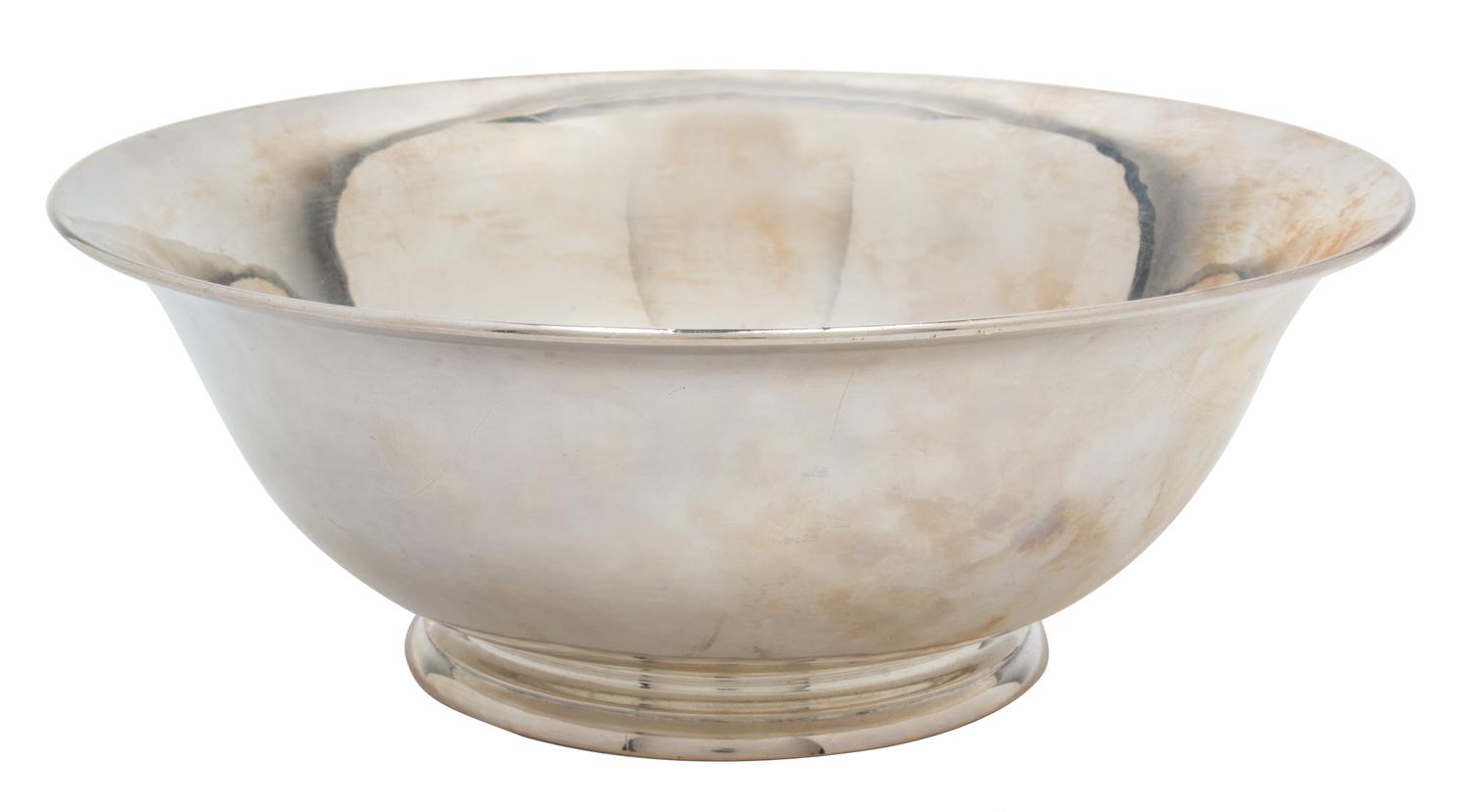 An American Revere Style Silver Bowl, Erickson, 1960,