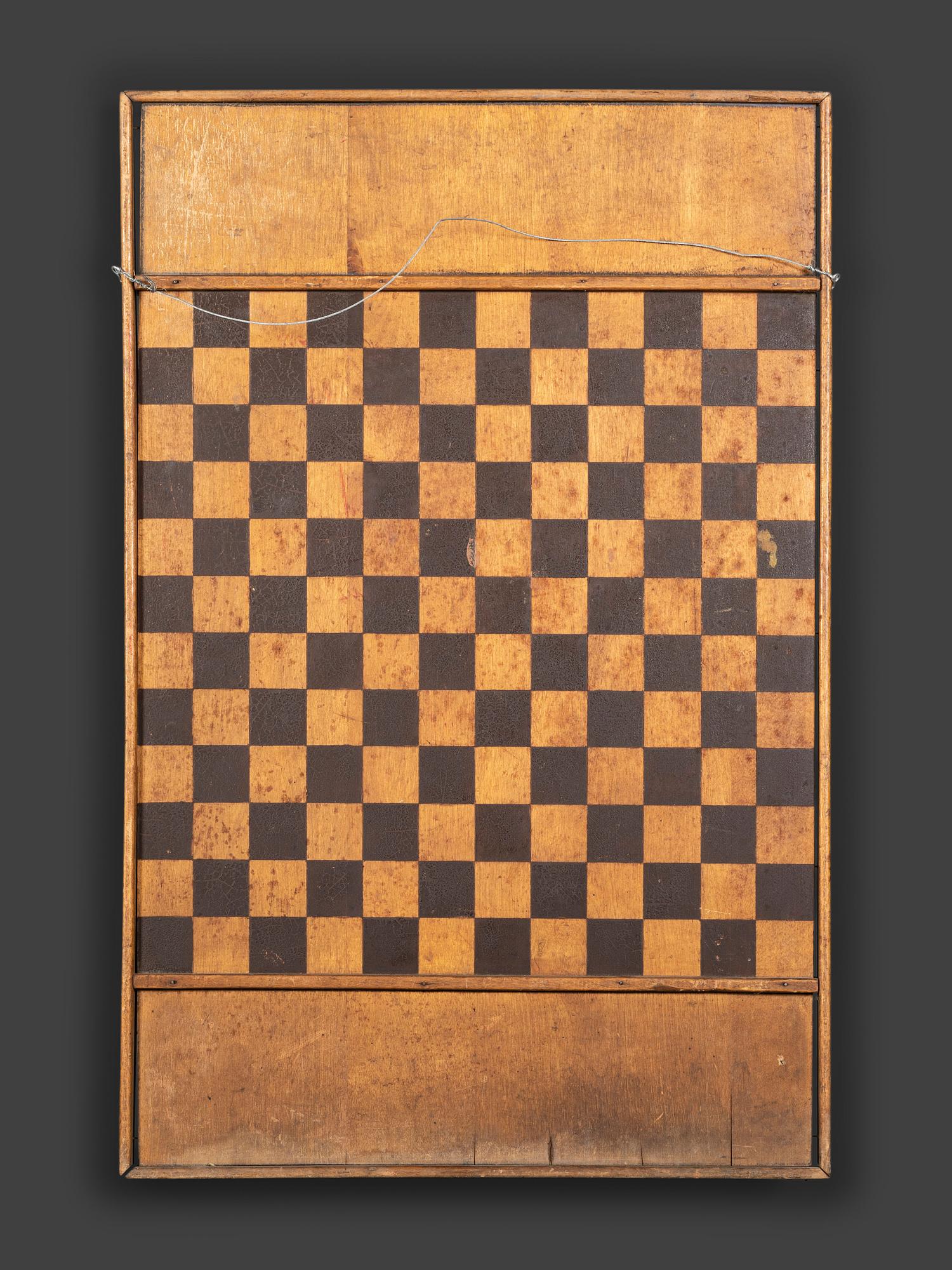 Three Paint Decorated Game Boards