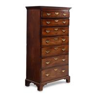 An Irish George III Mahogany Chest of Drawers