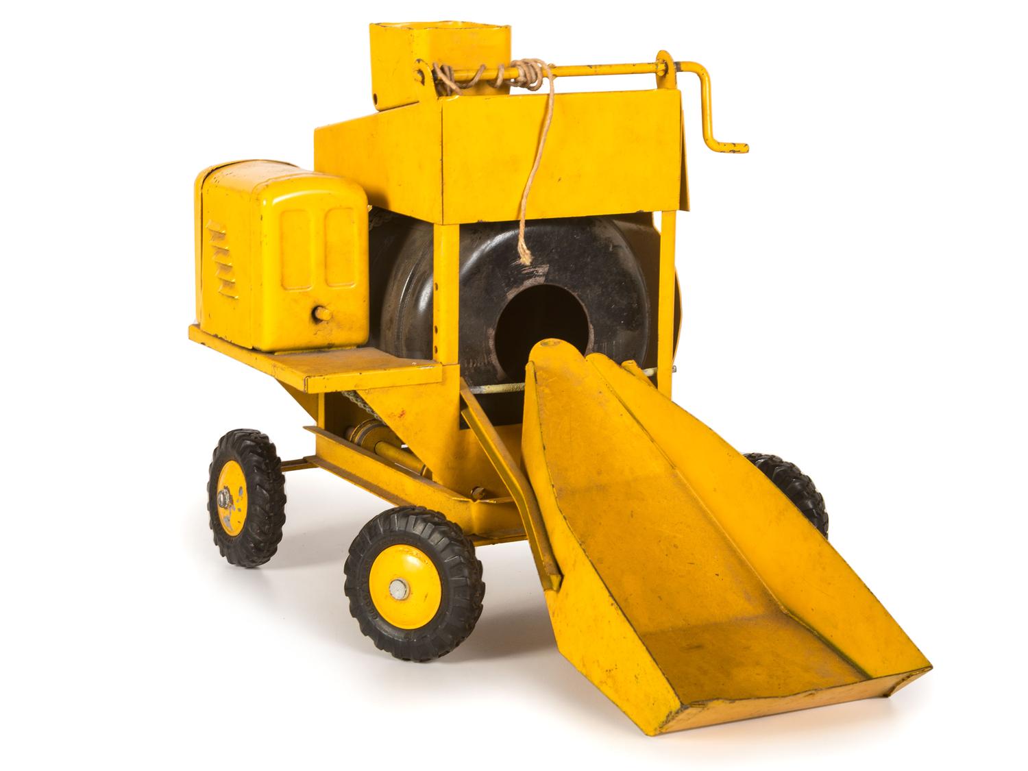 A 'Jaeger' Pressed Steel Toy Cement Mixer