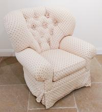 An Oversized Button-Tufted Back Armchair — 20TH CENTURY