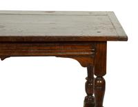 A William and Mary Oak Side Table