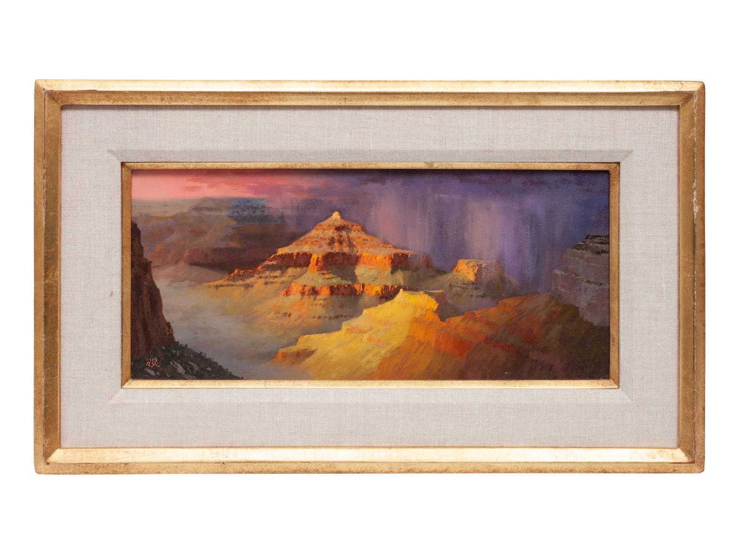 Two Paintings: Cathedral and Sun and Rain