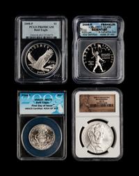 A Collection of U.S. Mint Issued and Third-Party Graded Commemorative Coins