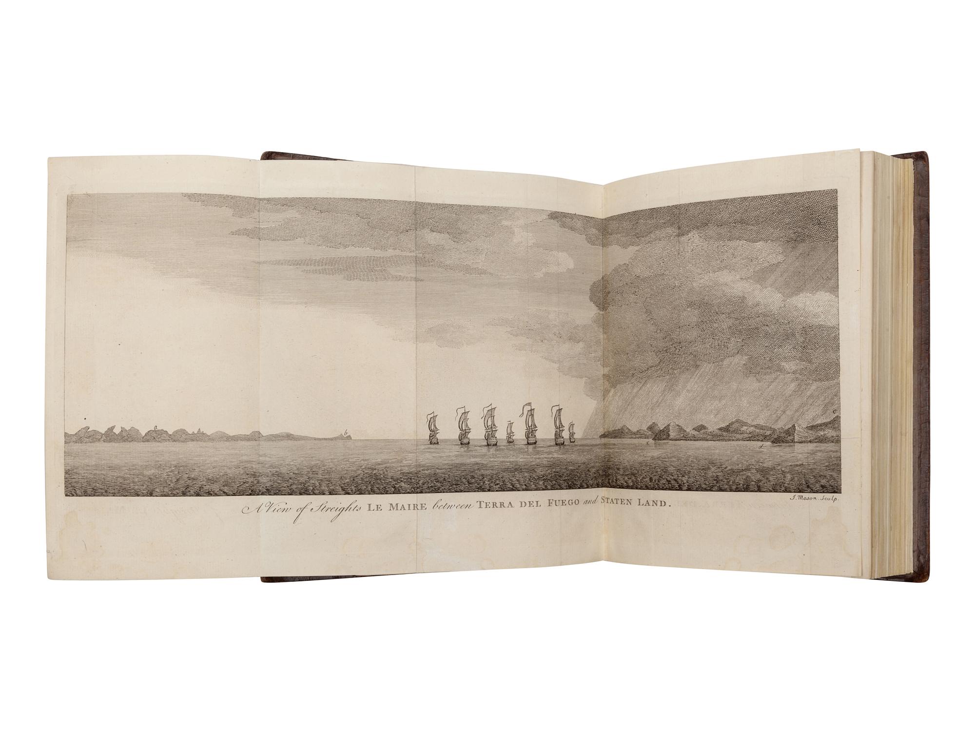 [TRAVEL & EXPLORATION]. ANSON, George (1697-1762). A Voyage round the World, In the Years 1740... 1744 . London: John and Paul Knapton for the author, 1748.