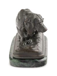Three French Bronze Figures of Dogs