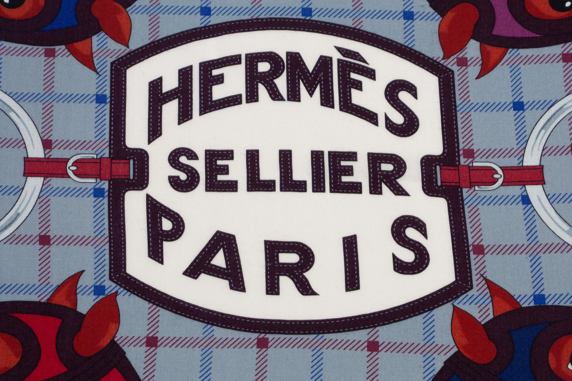 Hermès 140cm Silk/Cashmere Scarf