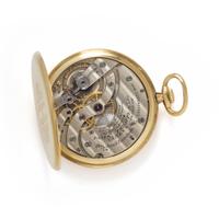 PATEK PHILIPPE, 18K YELLOW GOLD OPEN FACE POCKET WATCH