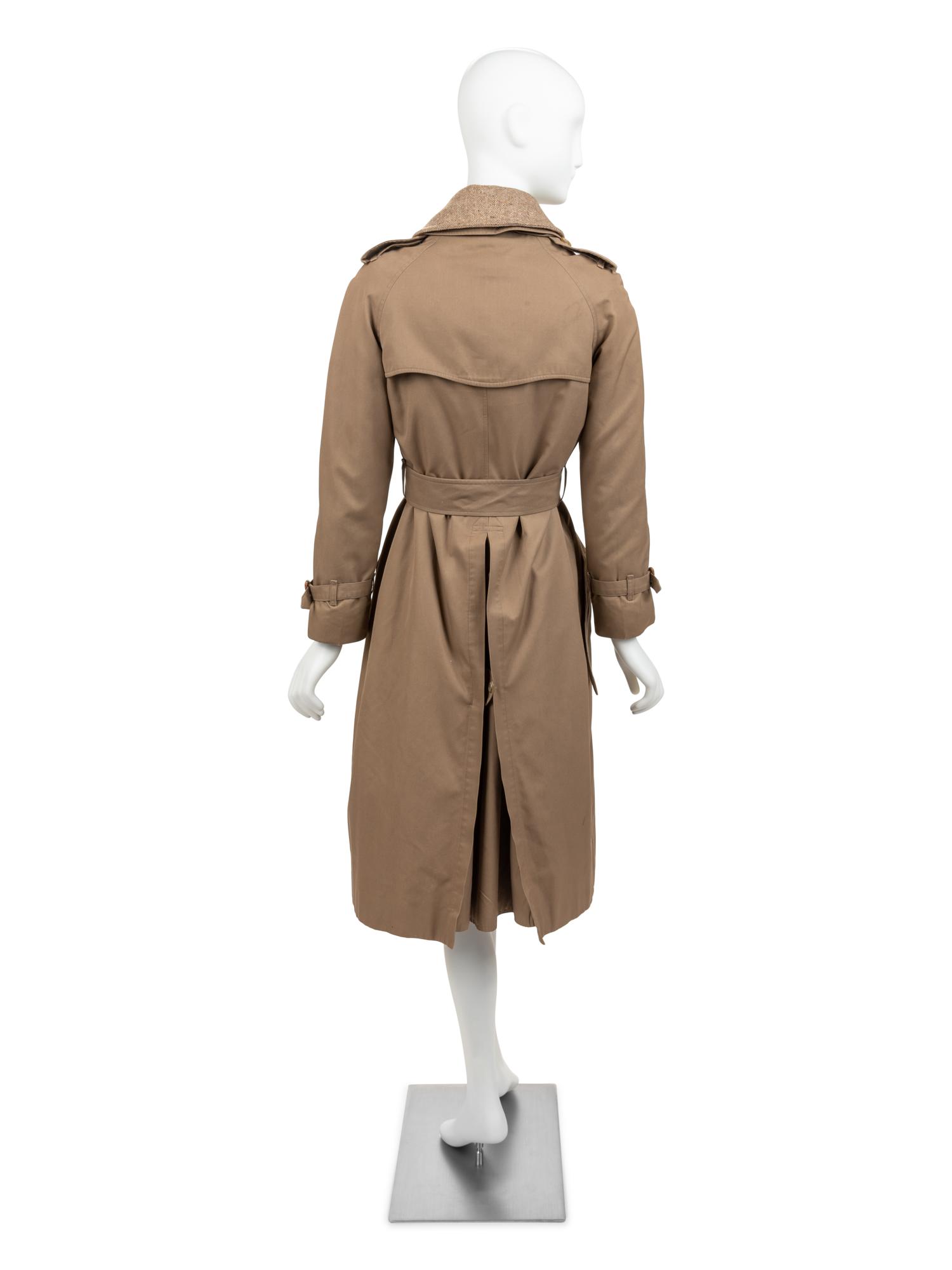 Two Burberry Trench Coats, 1970-1980s