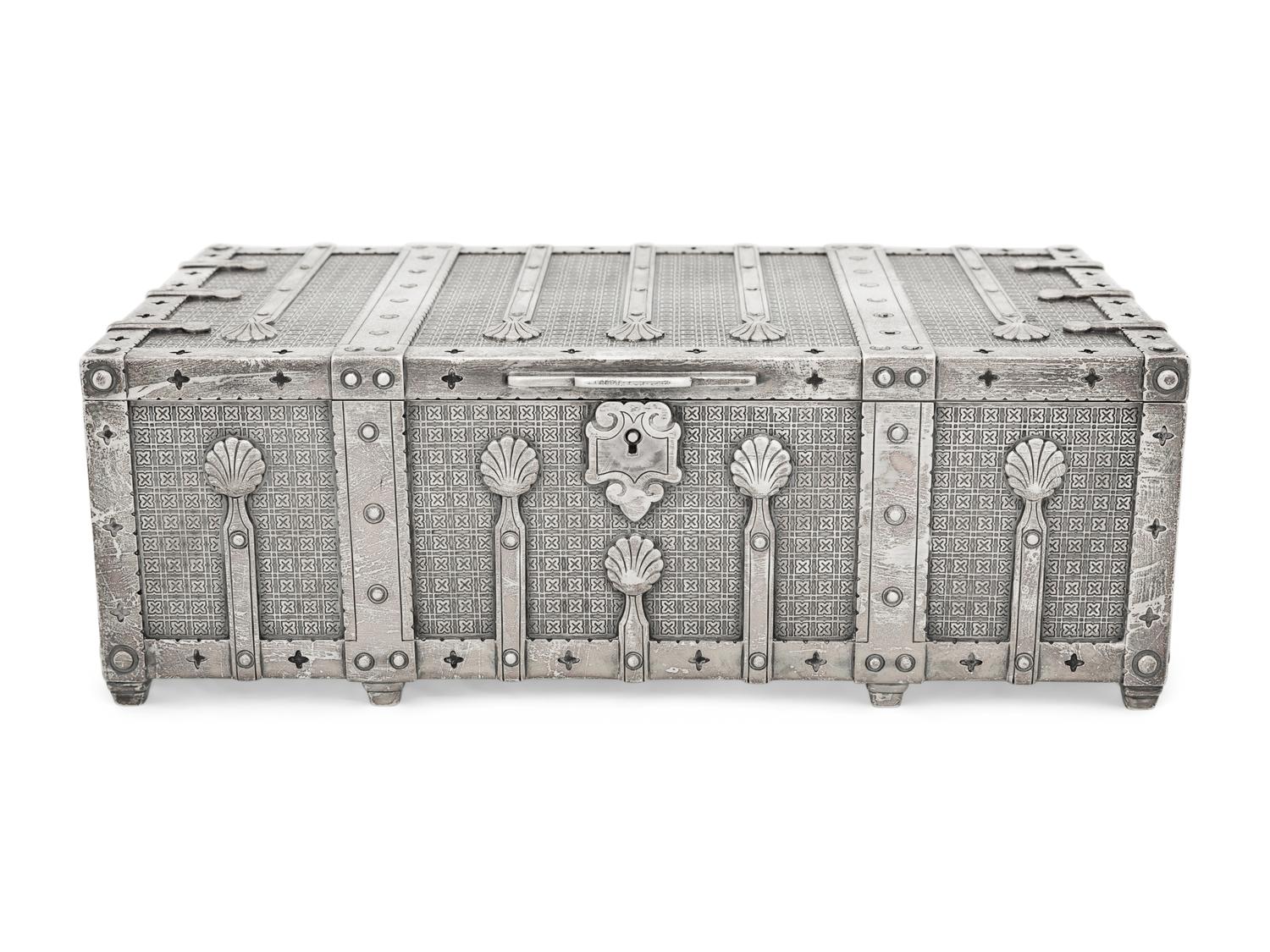 A Tiffany and Co. Silver Humidor