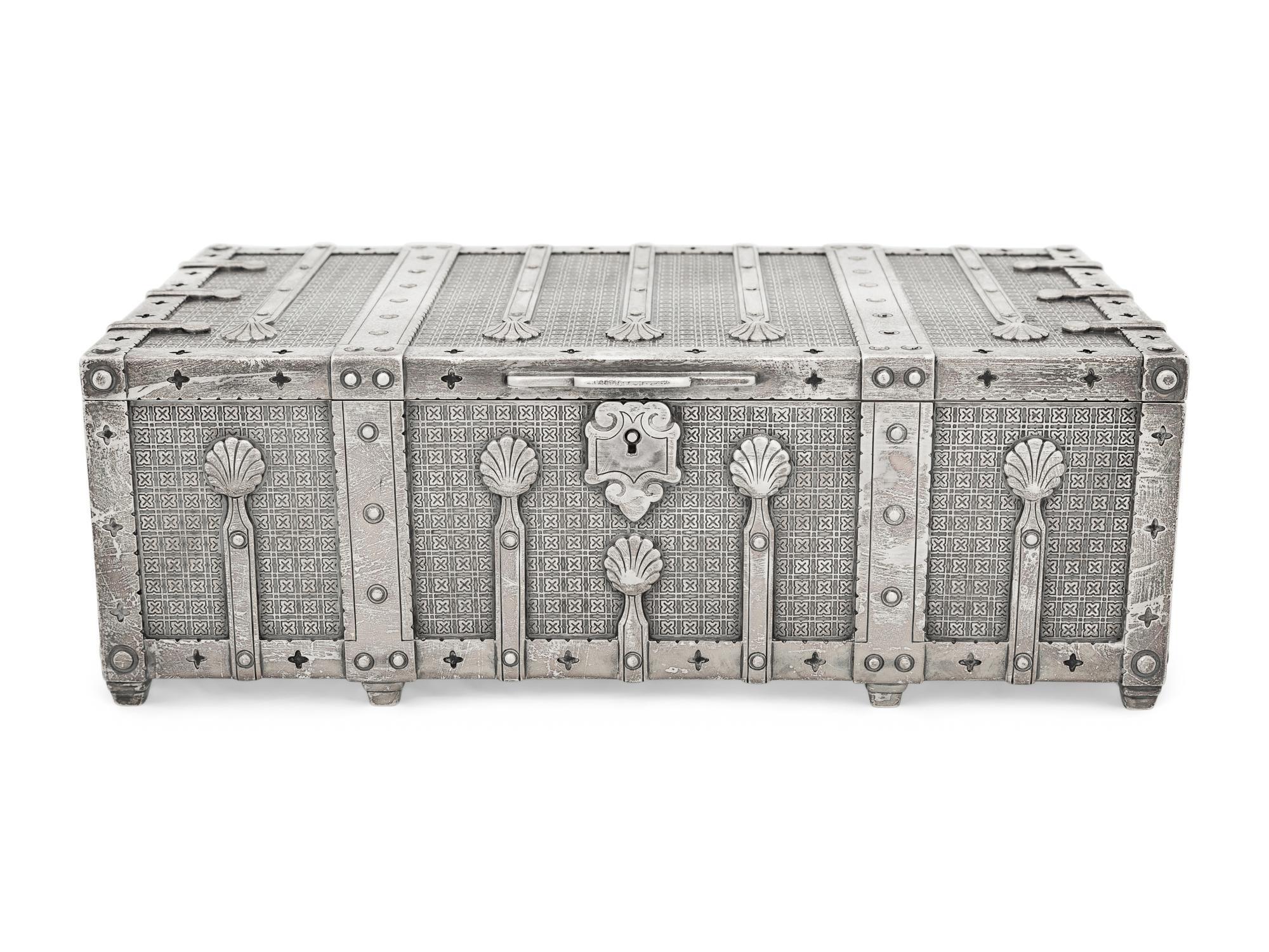 A Tiffany and Co. Silver Humidor