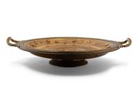 A French Gilt Bronze Presentation Kylix After Ferdinand Levillain (French, 1837-1905)