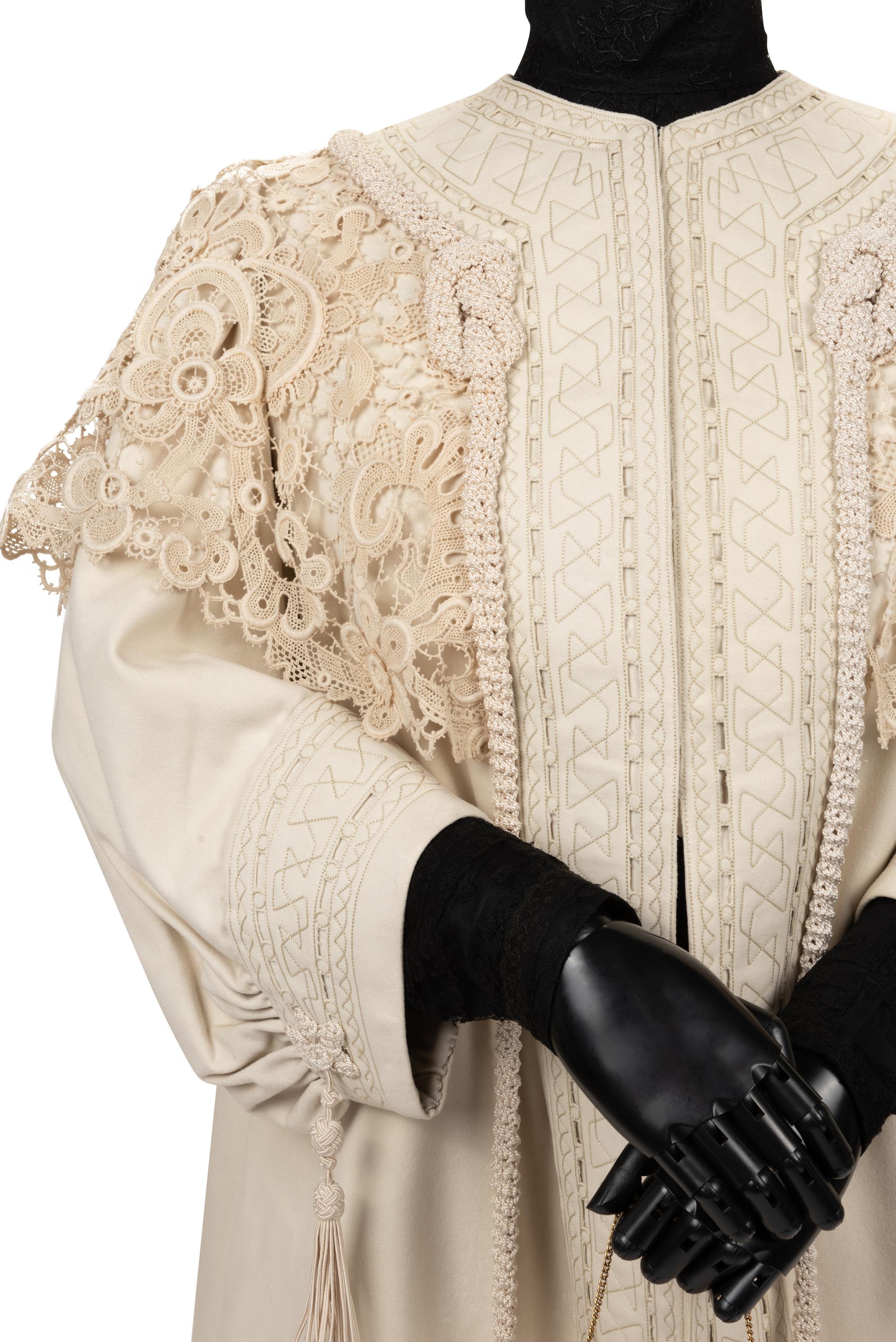 Wool and Lace Coat Worn by Abraham Lincoln's Relative, c. 1905