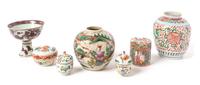 Seven Porcelain Articles — 19TH-20TH CENTURY