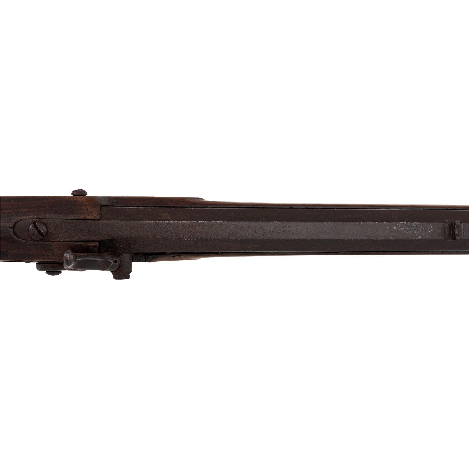 Large Bore Fullstock Percussion Plains Rifle by Leman