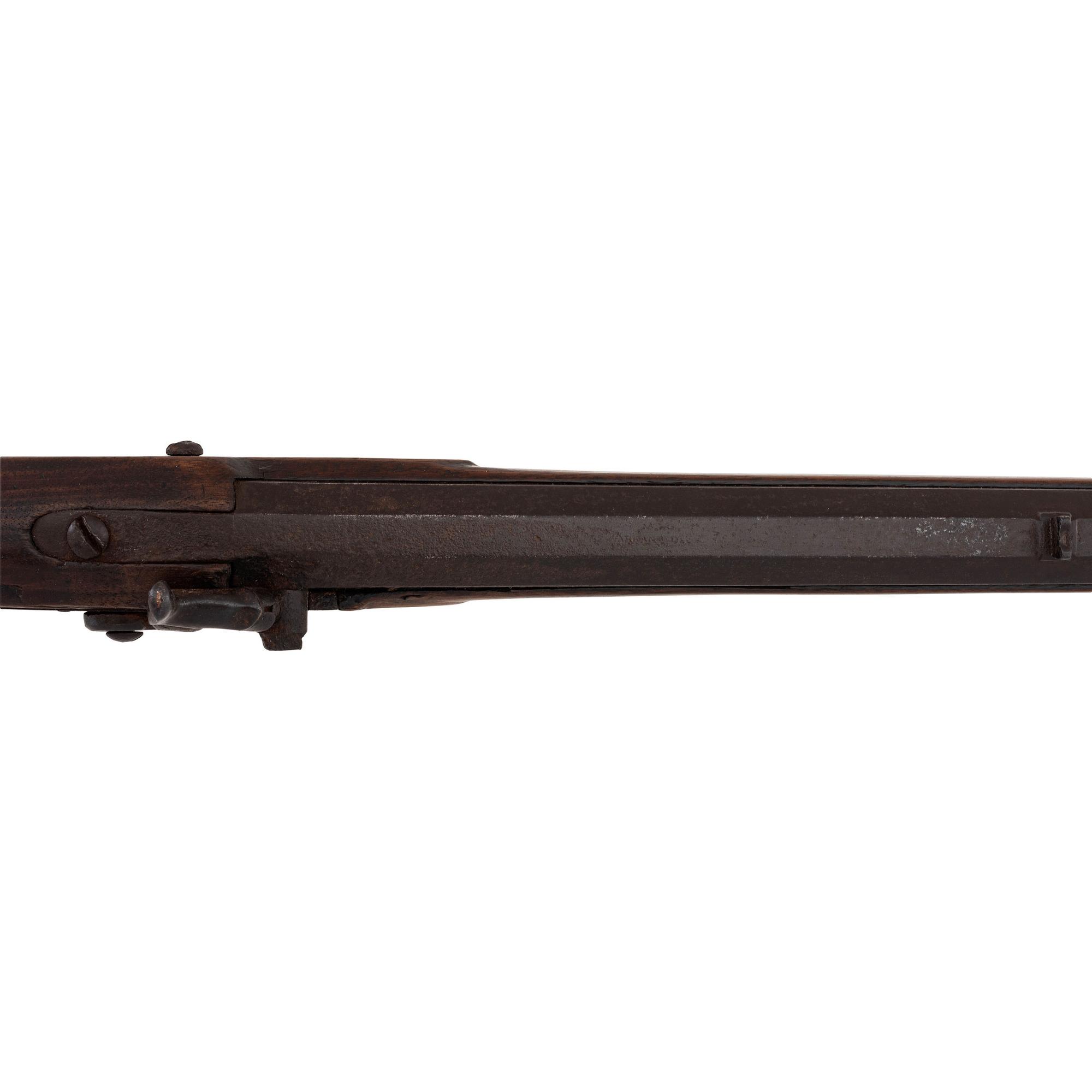 Large Bore Fullstock Percussion Plains Rifle by Leman