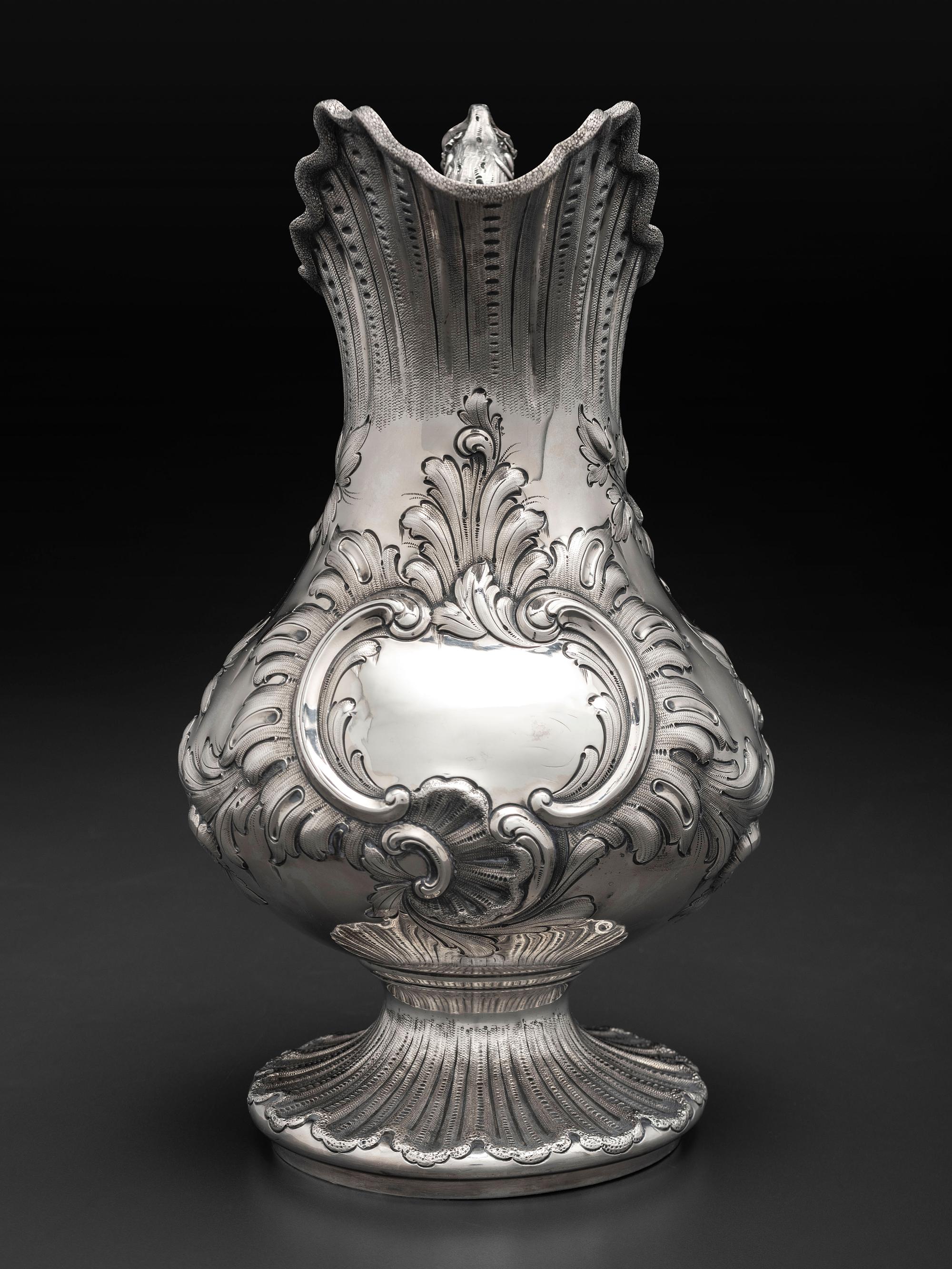 An American Silver Pitcher