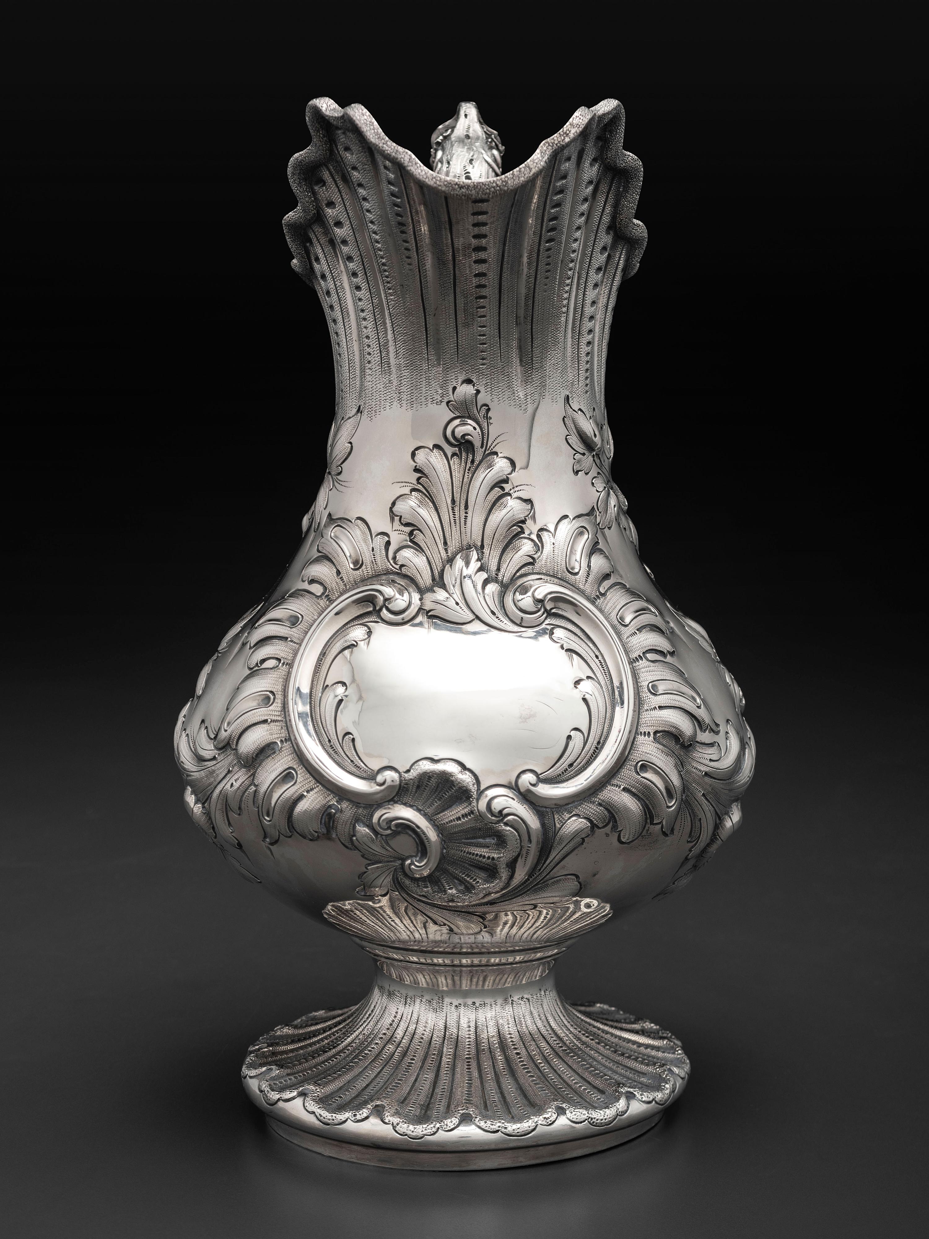 An American Silver Pitcher