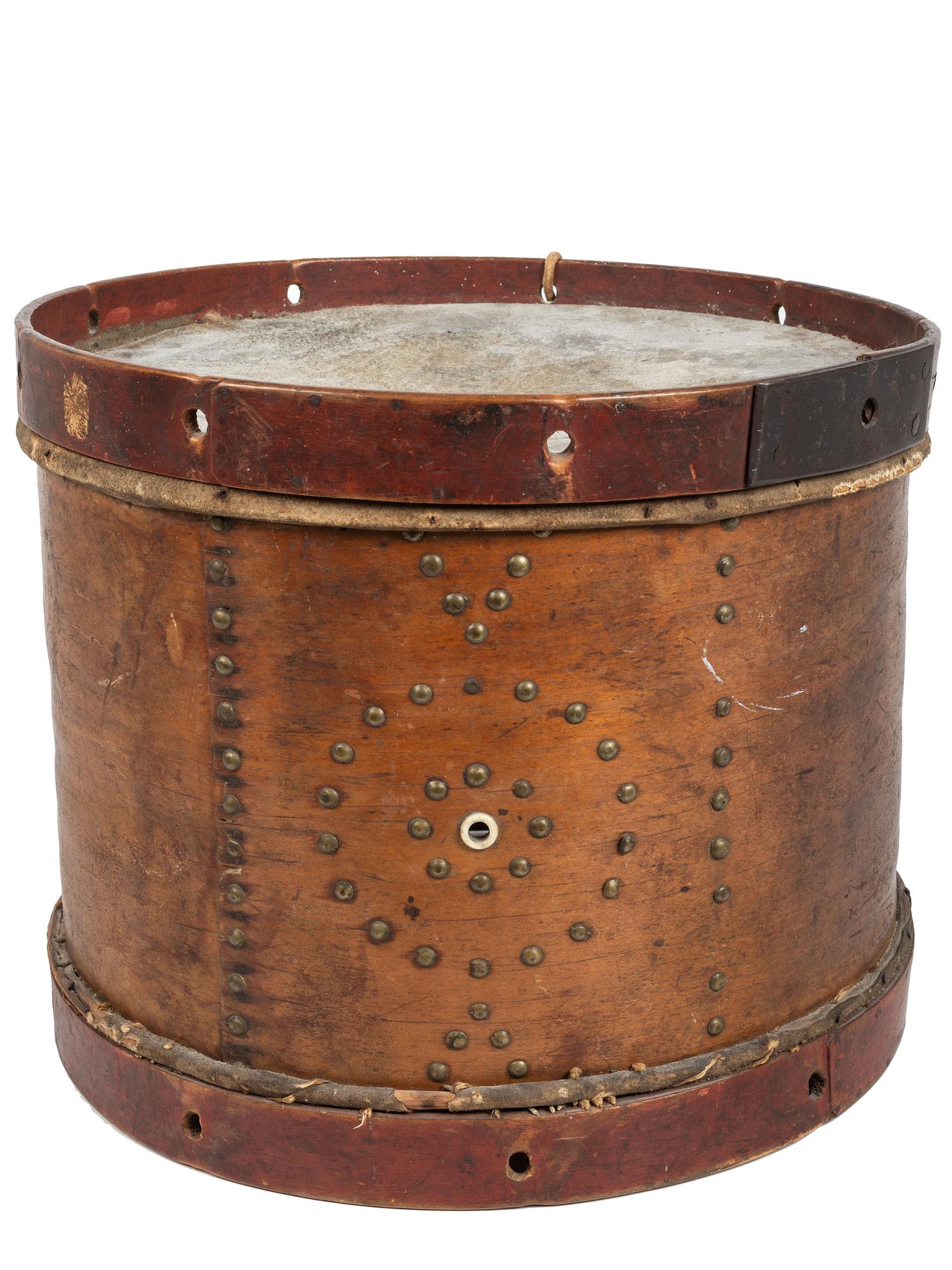 [CIVIL WAR]. Drum identified to Private John W. France, Co. D, Ohio 2nd Cavalry.