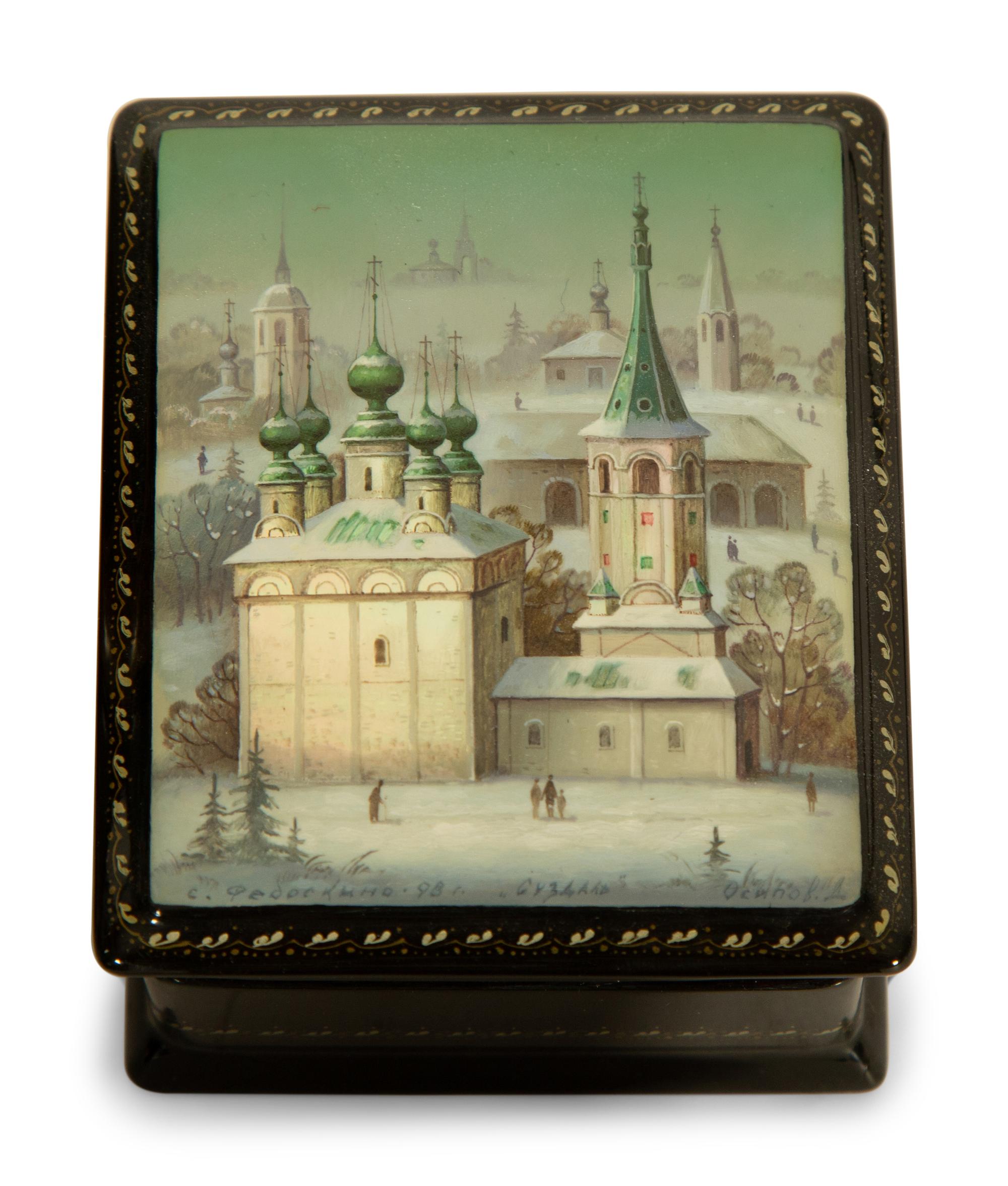 Five Russian Lacquer Boxes