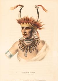Six Hand-Colored Lithographs by McKenney and Hall