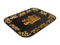 An English Chinoiserie Decorated Tôle Tray