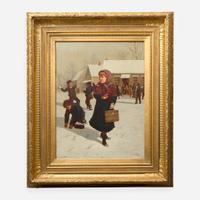 Samuel S. Carr (American, 1837-1908) - School Days