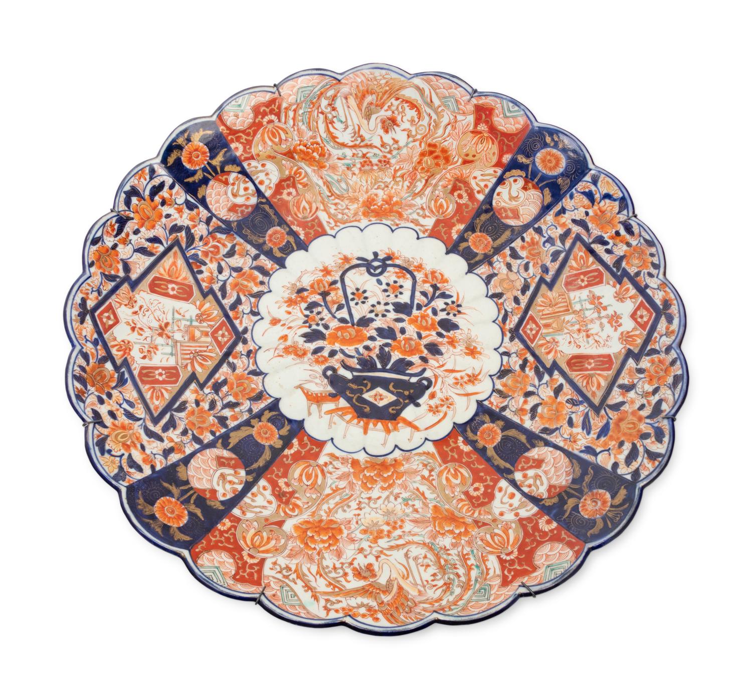 An Imari Porcelain Charger