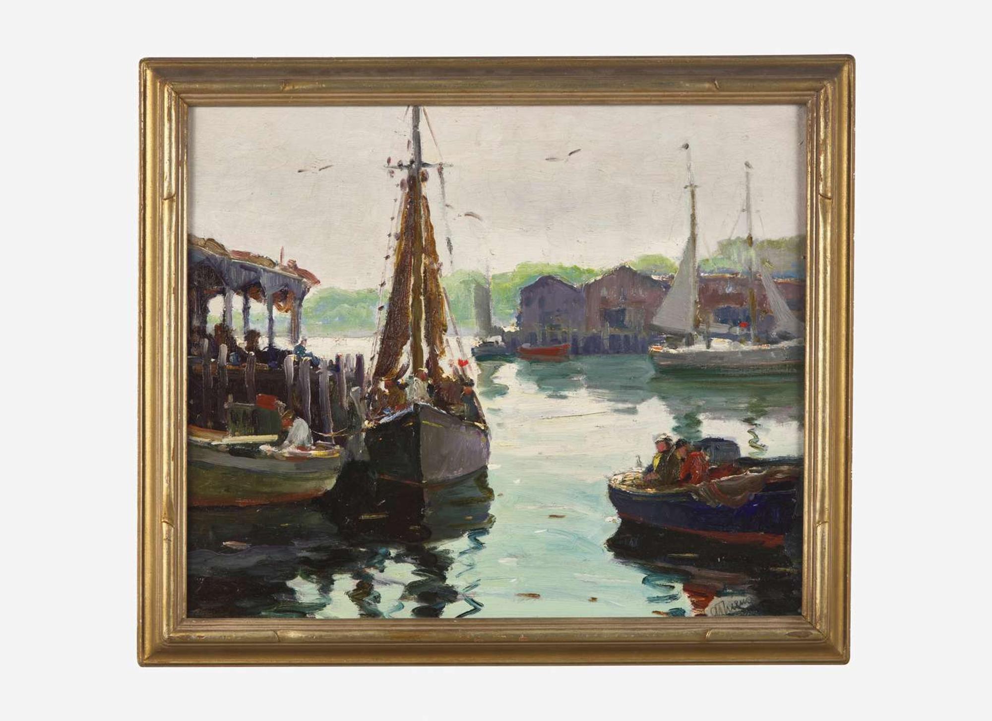 Anthony Thieme (American, 1888-1954) - Gloucester Harbor
