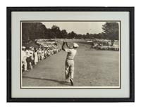 A Group of 13 Photographs of Golfers Formerly Displayed at Mike Ditka’s Restaurant