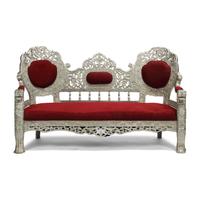An Anglo-Colonial Style Metal-Clad Seating Suite