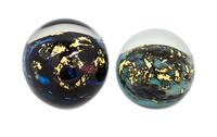 Toan Klein, TORONTO, ONTARIO, CANADA, 1987, a group of two glass paperweights