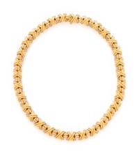 TIFFANY & CO., YELLOW GOLD NECKLACE
