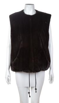 A Randolph Duke Ranch Mink Vest, No size.