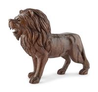 A Continental Carved Wood Lion
