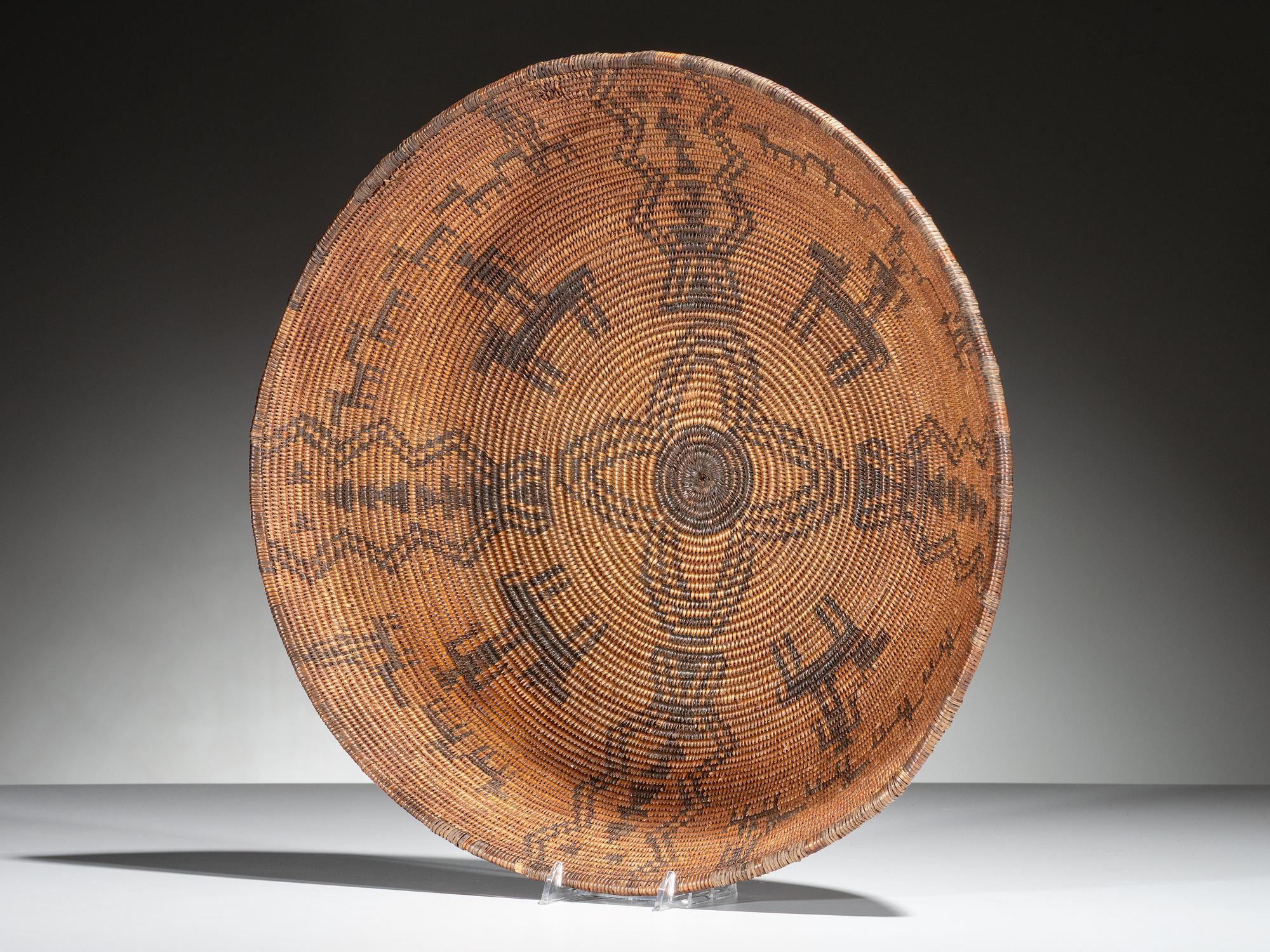 Apache Figural Basket