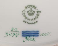 A Set of Ten Royal Copenhagen Flora Danica Reticulated Plates Diameter 11 inches. — CIRCA 1979-1983