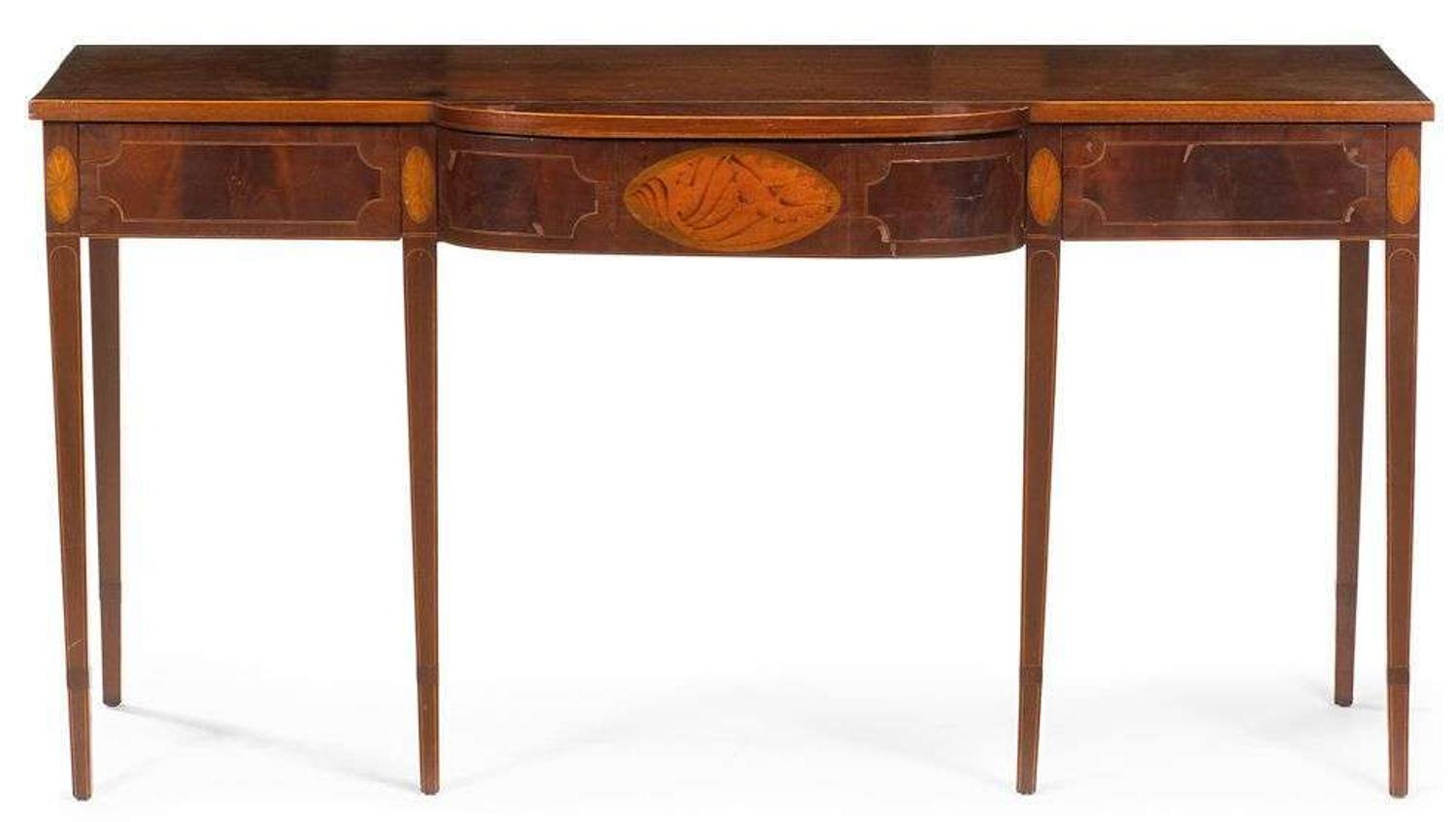 Federal inlaid mahogany server