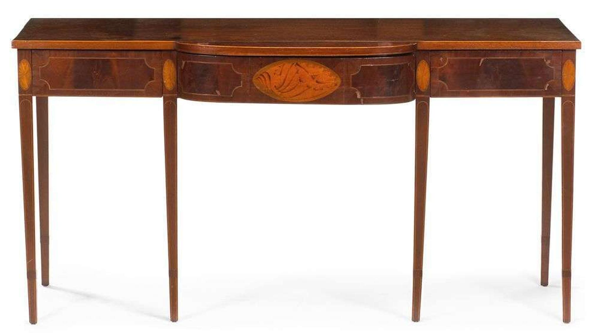 Federal inlaid mahogany server