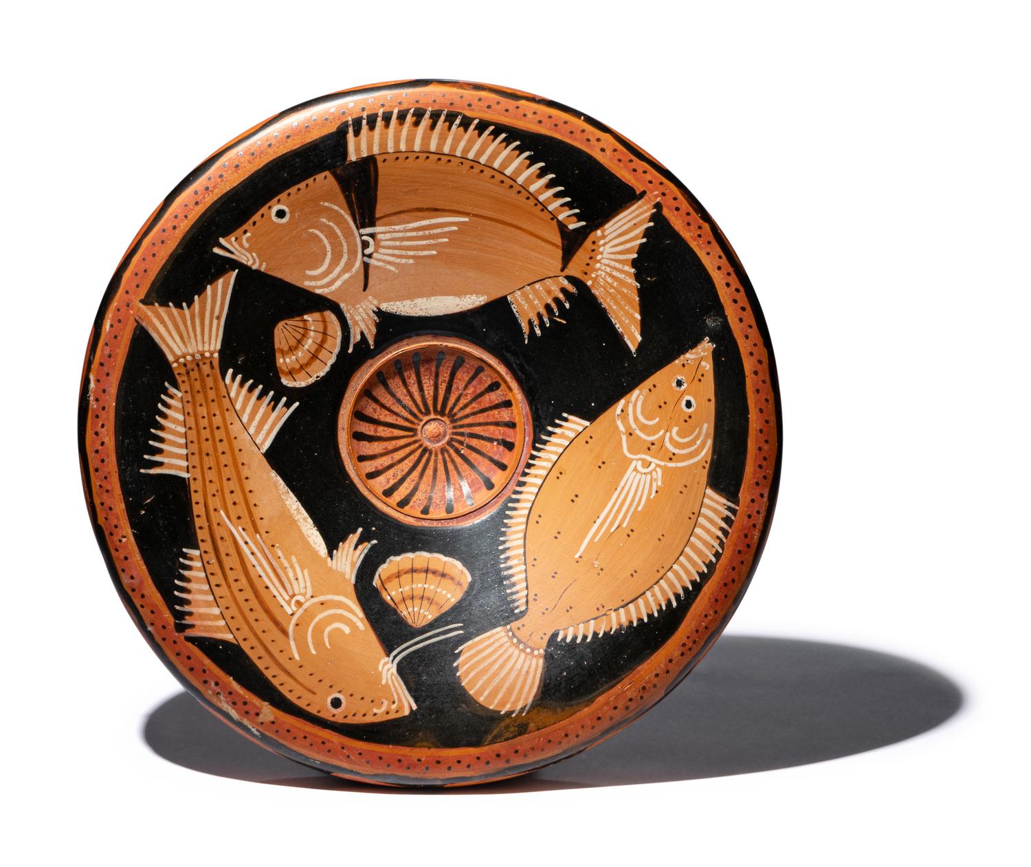 An Apulian Red-Figured Fish Plate