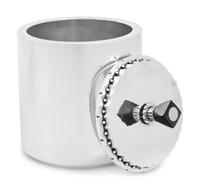 A Georg Jensen Silver Lidded Jar