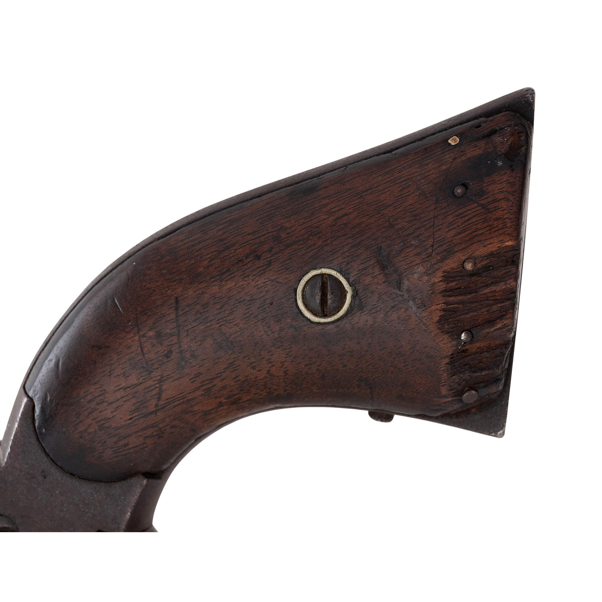Attic Remington New Model Army Percussion Revolver with Relic Holster