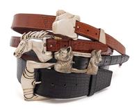 Five Kieselstein-Cord Sterling Silver Belts
