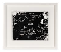 Map of Eastern U.S.S.R. Missile Bases (Negative) , 1985-86
