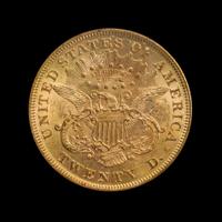 A United States 1872 Liberty Head $20 Gold Coin