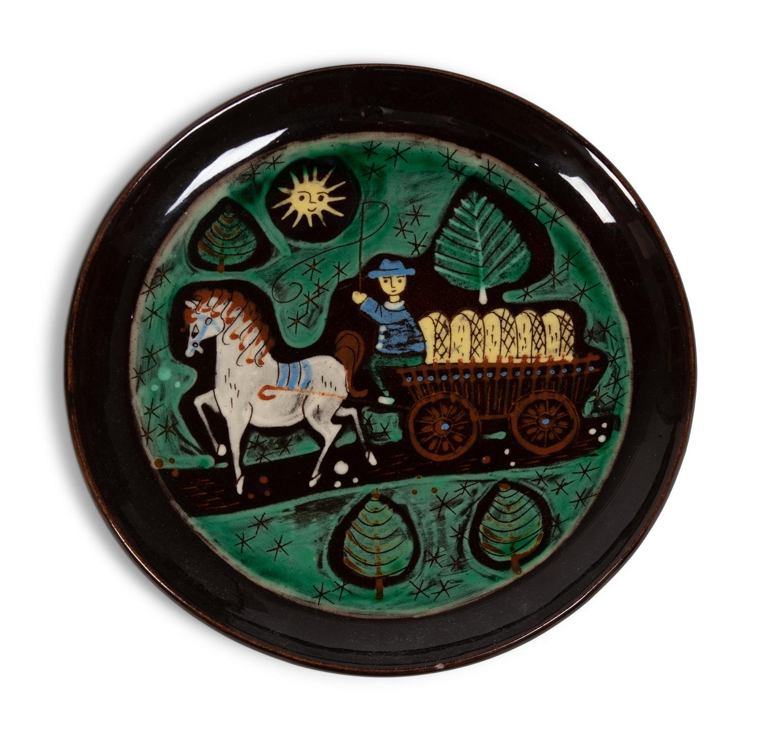 A Collection of Mexican and Continental Pottery Plates