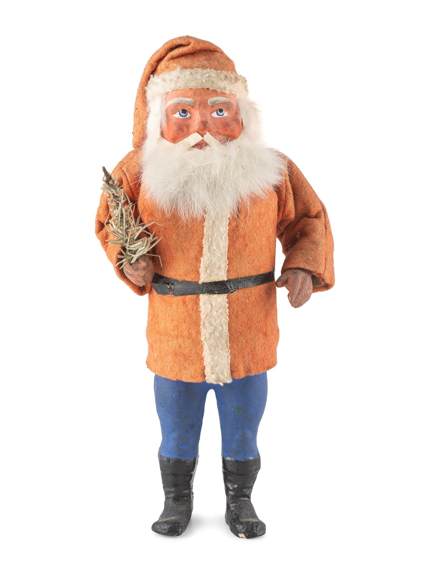 A German Papier-Mâché Santa Claus Candy Container