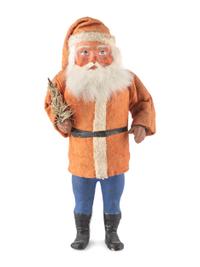 A German Papier-Mâché Santa Claus Candy Container